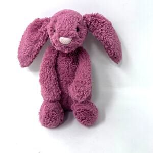 Jellycat Bashful Bunny Pink 8" Plush Small Rabbit Lovey Dusty Cerise? JCINC4570‎